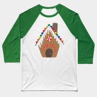 Gingerbread House Baseball T-Shirt